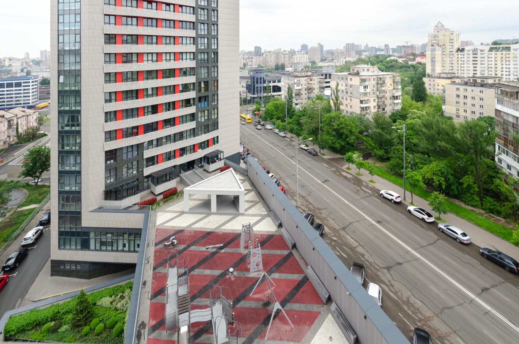 Petrovdom 41B-59B-90B-77B Stunning City View Apartments At Rc Kvartet, Central Railway Station Kiev Exteriör bild